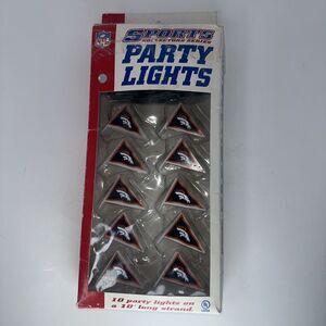 NFL Denver Broncos Sports Collector Series Party Lights 10’ Football Open Box